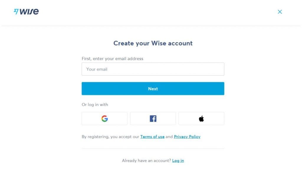 How to sign up for Wise