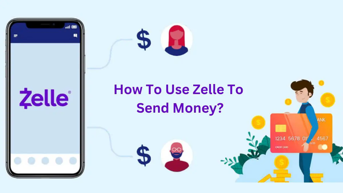 Animated Image Explaining How to Use Zelle to Send Money