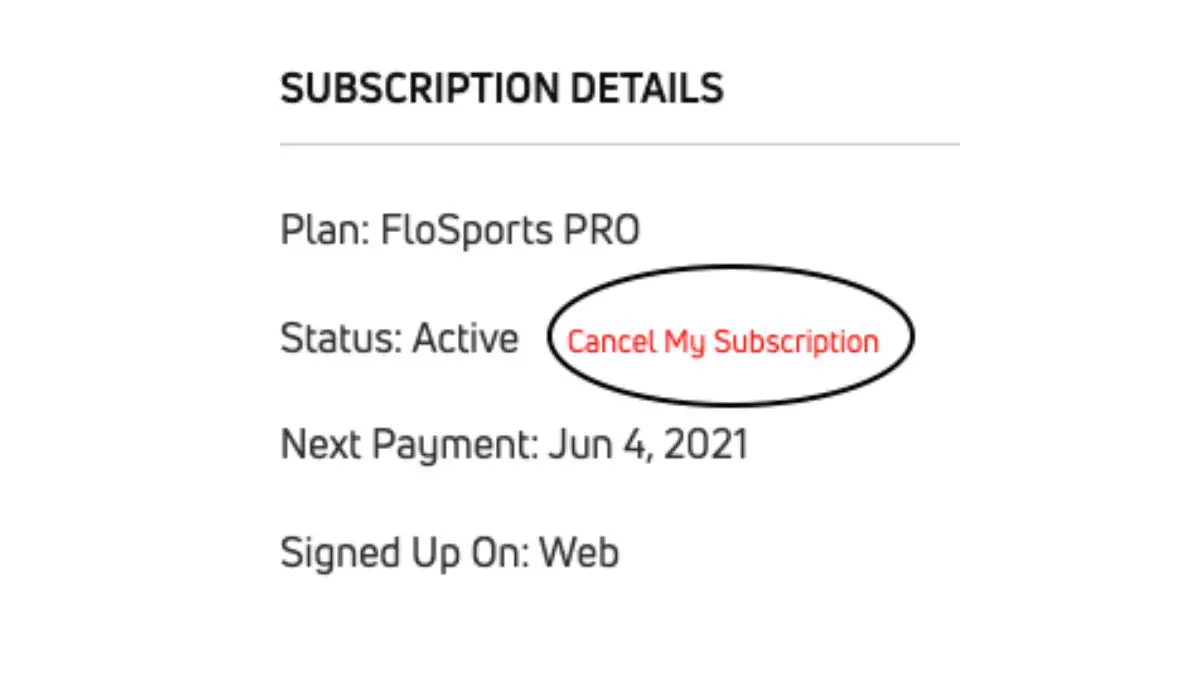 flosports cancel subscription
