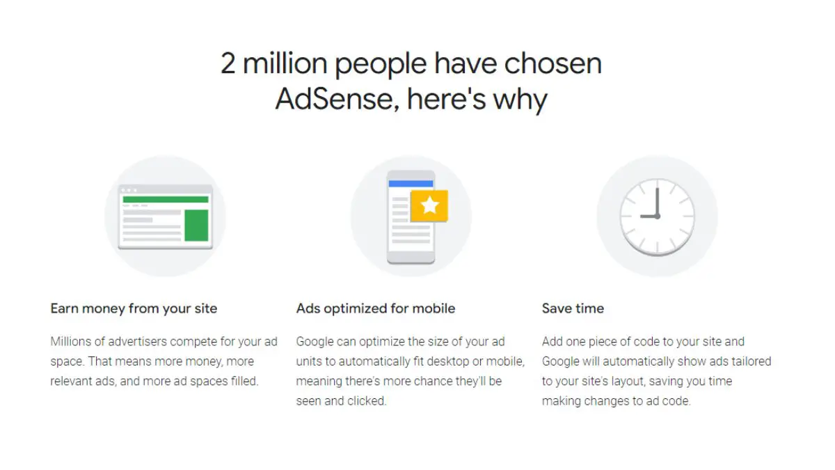 Google Adsense Homepage