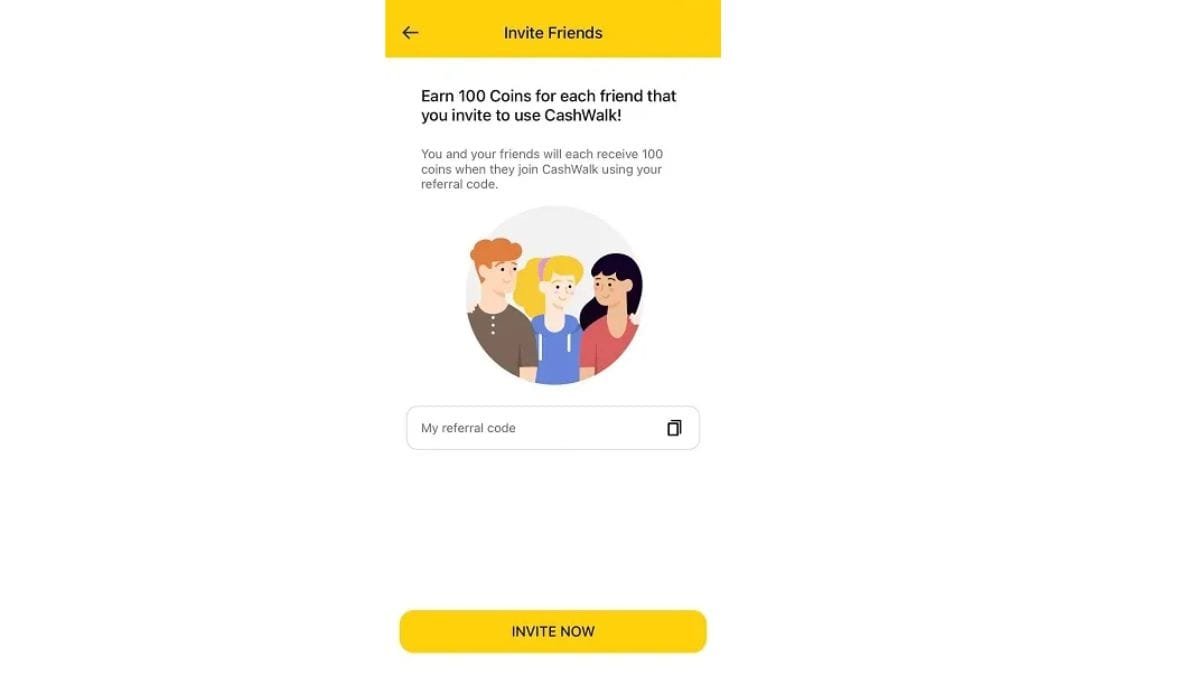 How To find CashWalk Referral Code on App