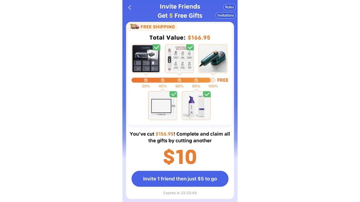 Temu Affiliate Program on App