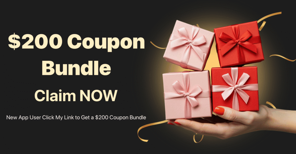 Temu $200 coupon bundle promotion offer